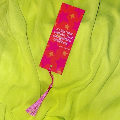A Well Read Woman Bookmark Feminist Bookmark Literary Quote Bookmark ...