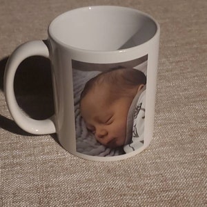 Custom Photo Mug Grandma, Personalized Photo for Grandma, Photo Mug Mom ...