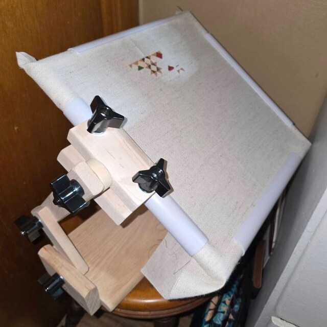 K's Creations UNSTAINED Z-frame Lap Frame Needlework Stand | Holds