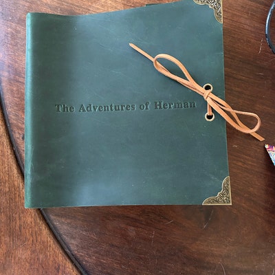 Genuine Leather Recipe Journal Custom Recipe Book Blank Cookbook