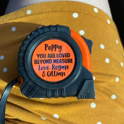 Personalized Tape Measure for Grandpa, Christas Gift for Grandfather ...