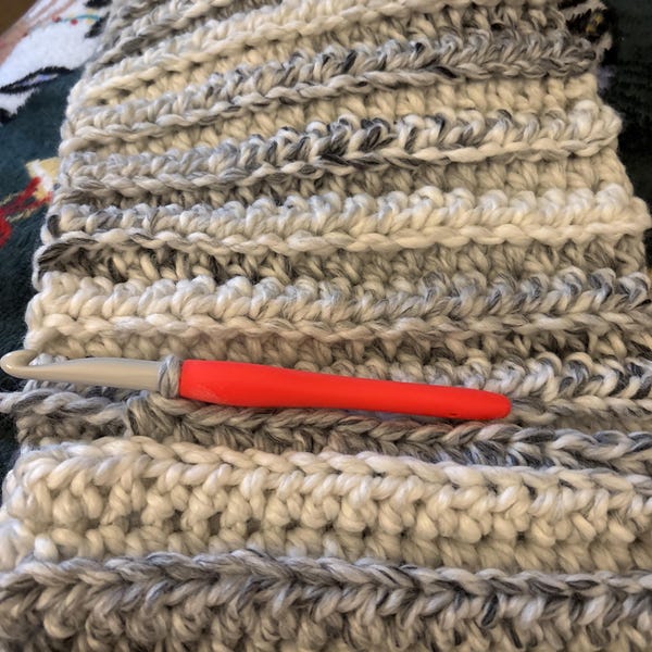Crochet Pattern | the Berkeley | Chunky Long Oversized Scarf With ...