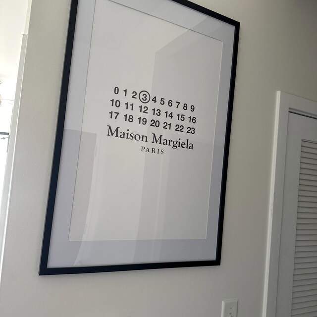 PHYSICAL PRINT DELIVERED Margiela Luxury Fashion Poster Designer