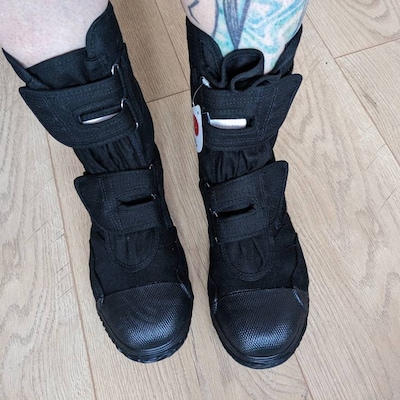 Fugu Ka-ni Cool Japanese Boots VEGAN Black UNISEX - Etsy