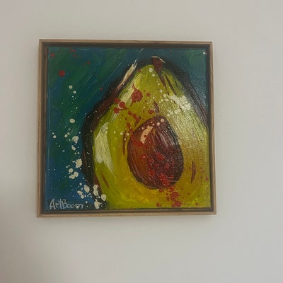 50 Year Anniversary Gift for Couple Leaf Painting on Gold Metal Canvas