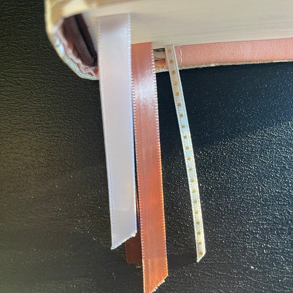 ADD-ON 3 Ribbon Bookmarks for Bible Cover - Etsy