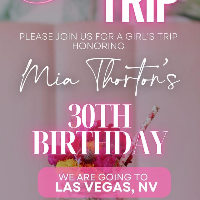 Girls Trip itinerary, itinerary template,  travel itineray, Birthday Weekend Invitation, Weekend Itinerary, Digital Schedule