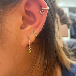 Orecchini A Cerchio Piccoli In Argento 925 BISAER | Ipoallergenici, 1,3x1,2 Cm | Per Lobo, Cartilagine E Trago | In Elegante Confezione Regalo