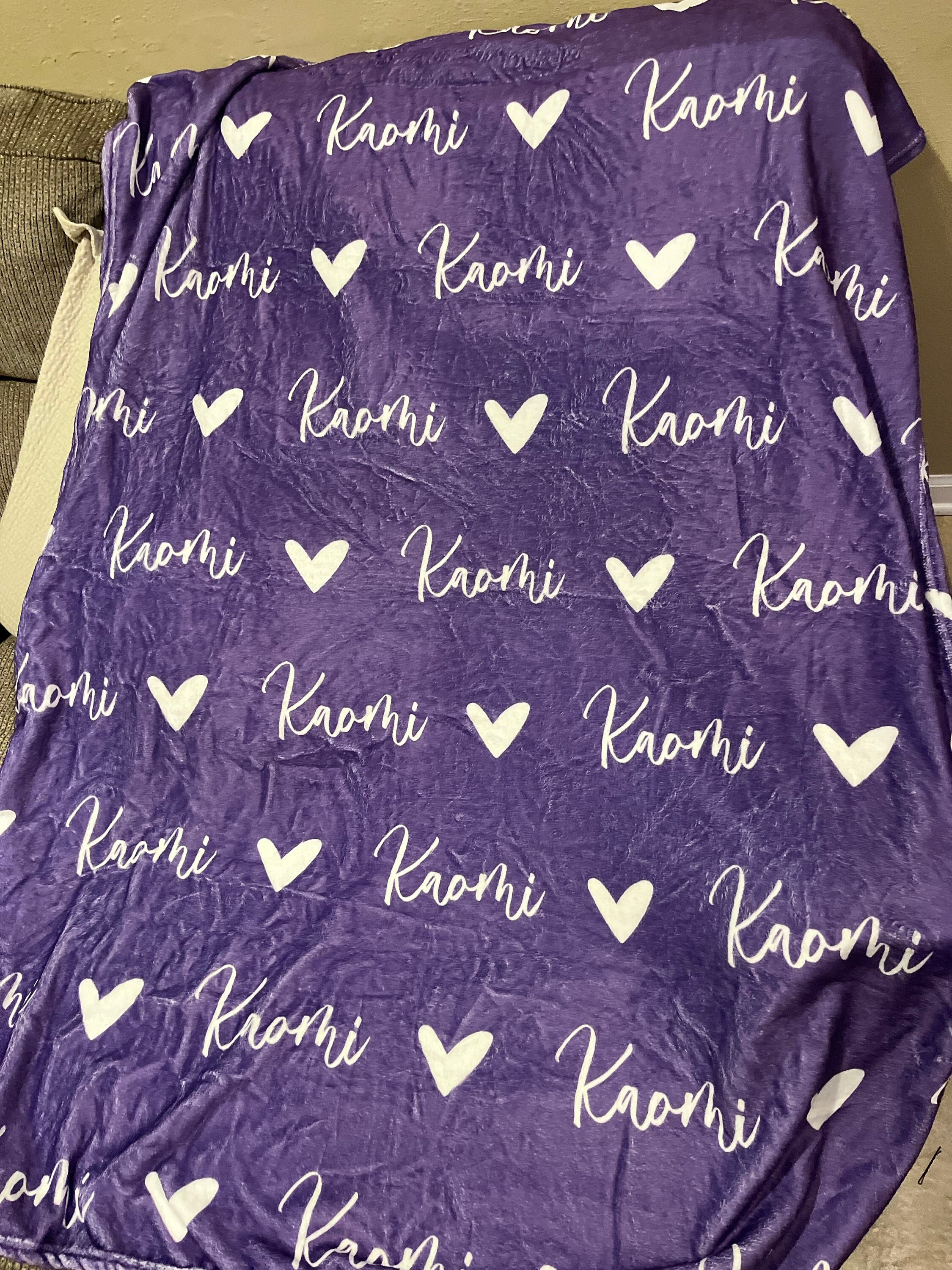 Personalized Girl Name Blanket, Custom Baby Blanket, Newborn Blanket, Girl Blanket Gift, Baby Blanket, Kids Blanket, Christmas Present Gift