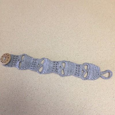 Skull Bracelet / Crochet / Pattern / Jewelry / Halloween / DIY - Etsy