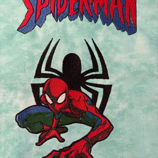 スパイダーマンさん【専用】 スパイダーマンの名前 - 機械刺繍デザイン、刺繍デザイン、刺繍