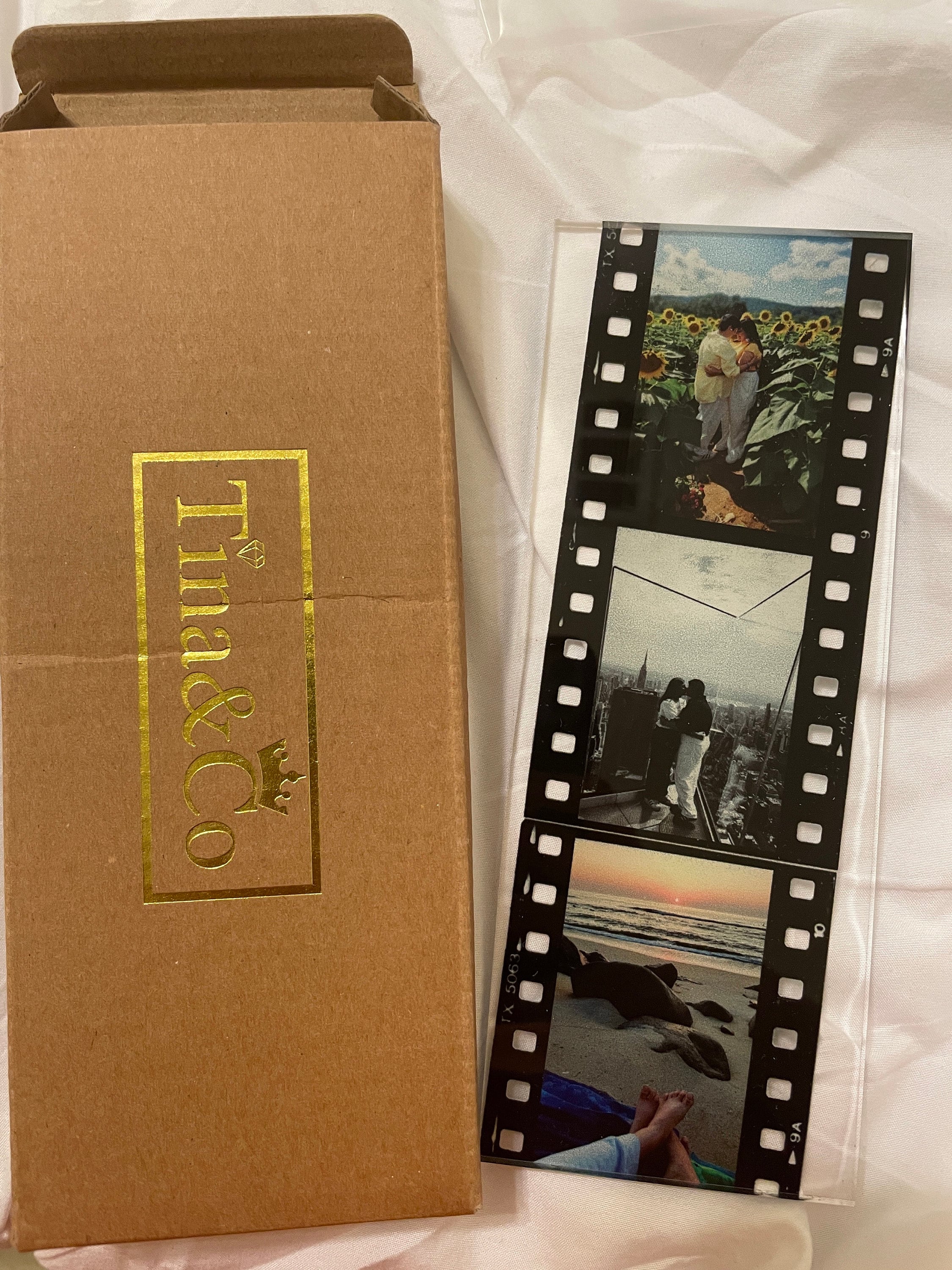Personalized Film Photo Gift Acrylic Stand Custom Couple Photos Bestfriend Family Memory Anniversary Gifts for Her Meaningful Photo Keepsake