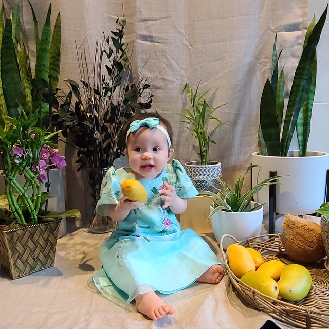 KIDS FILIPINIANA DRESS Handpainted Mestiza Gown Santacruzan Philippine National Costume Maria Clara Baro at Saya Barong Tagalog Mint Green Etsy Canada