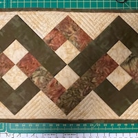 PDF Pattern for Interlocking Squares Table Runner, DIGITAL Pattern ...
