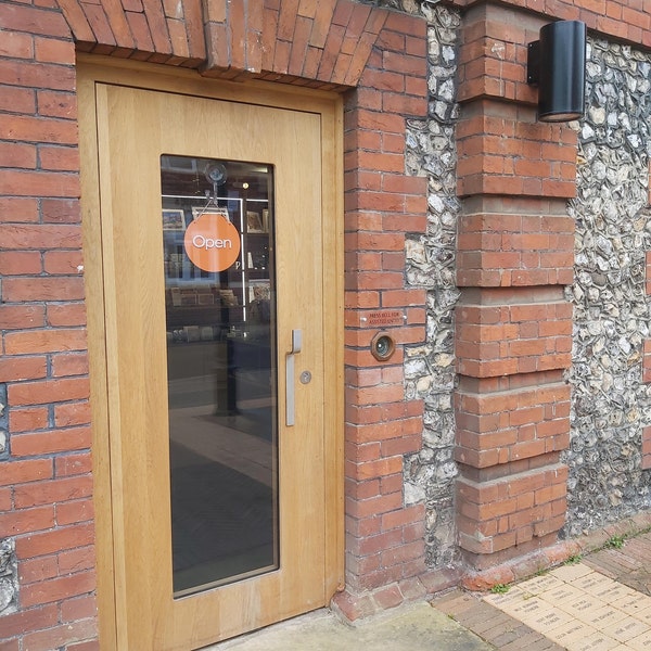 Open Closed Sign Orange Sign Business Sign Storefront Sign Shop Open ...