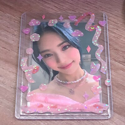 Decorated Toploader Toploader Deco Photocard Toploader - Etsy