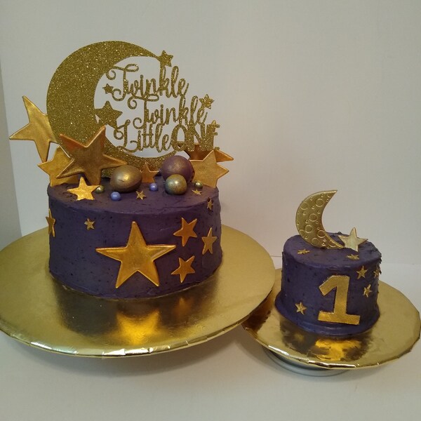 Twinkle Twinkle Little ONE Cake Topper, Twinkle Twinkle Cake Topper ...
