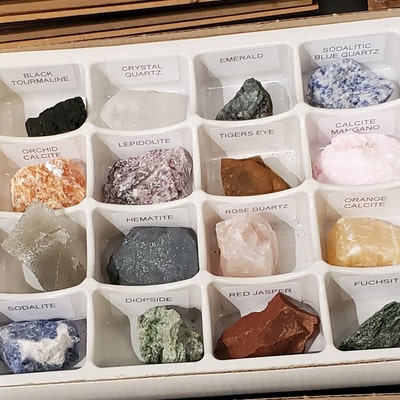 Bulk Wholesale Lot 24 Piece Flat Mixed Crystal Mineral Rock - Etsy