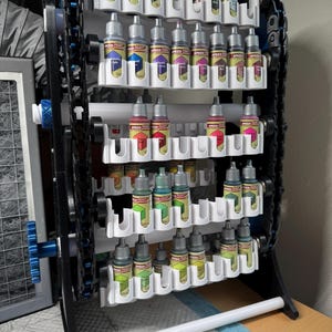 Paint Rack STL, Paints, Army Painter, Vallejo, 3D Print