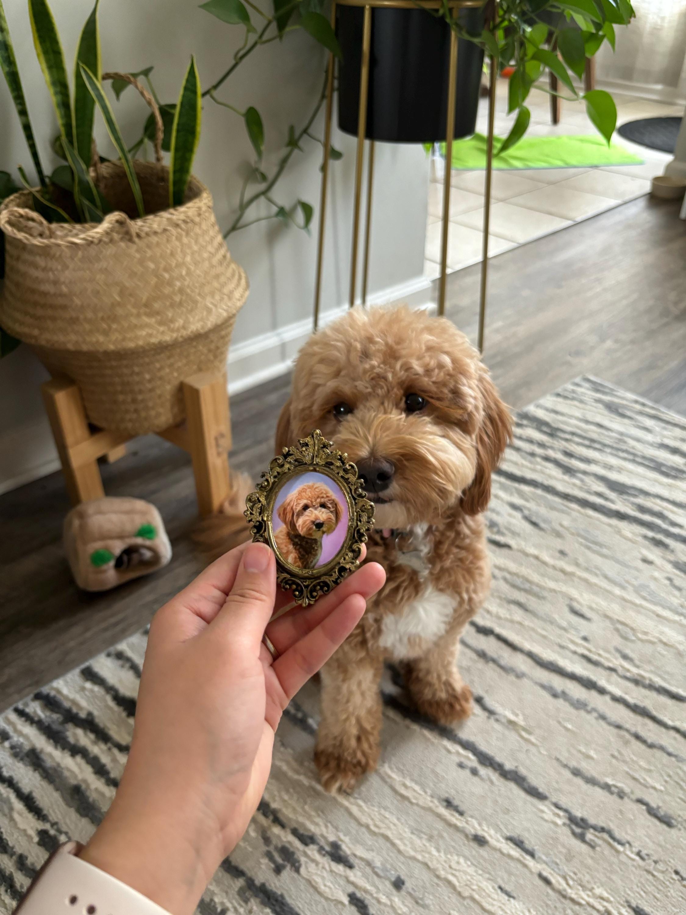 Custom Pet Portrait Magnets, Vintage Oil Painting Style, Best Gift for Pet Owner and Lover