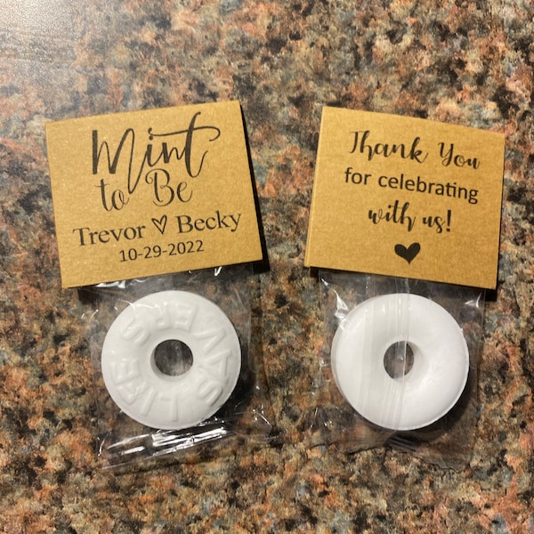 Mint to Be Wedding Favors for Guests in Bulk, Lifesaver Mints ...