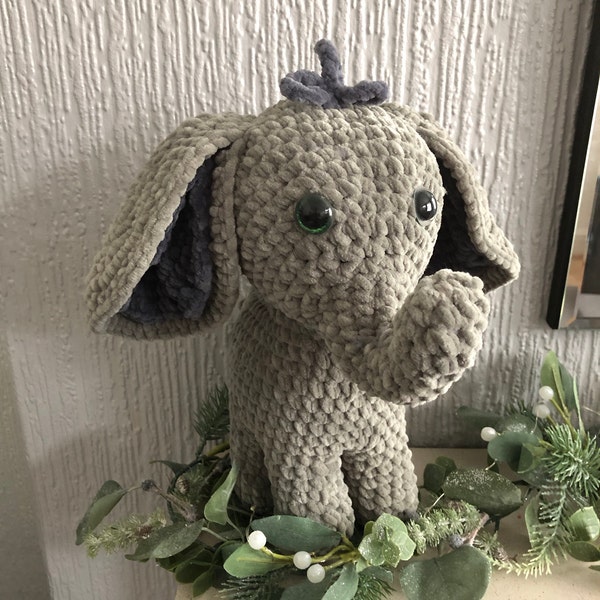 Eleanor the Elephant CROCHET PATTERN, Amigurumi Crochet Pattern, PDF - Etsy