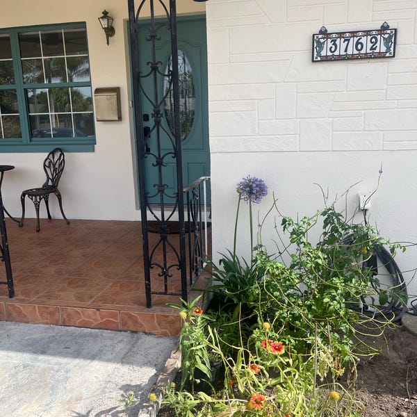 Hummingbird Tile Address Sign: Custom Talavera House Numbers - Etsy