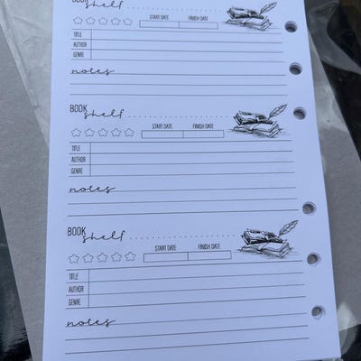 WO2P Planner Insert Week on 2 Pages Insert Printed Planner Insert ...