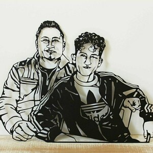 Custom Metal Wall Art Laser Cut Metal Art Wall Decor 10 Year | Etsy