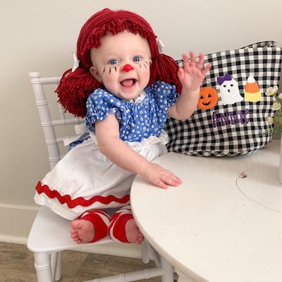 Raggedy Ann Wig Baby Hat Newborn Halloween Costume Baby - Etsy