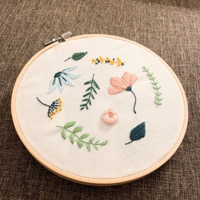 Floral Stitch Sampler Embroidery Pattern PDF Digital - Etsy