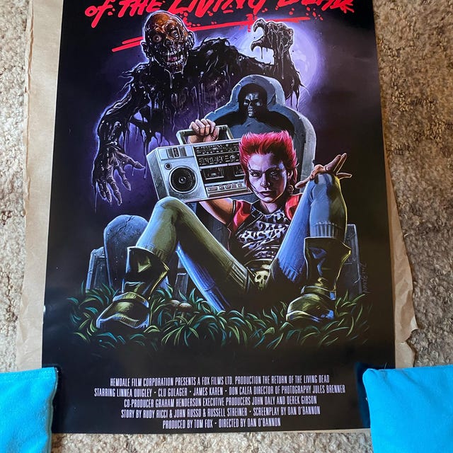 Return of the Living Dead - Graveyard Poster - Etsy