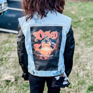 eddie munson jacket back patch