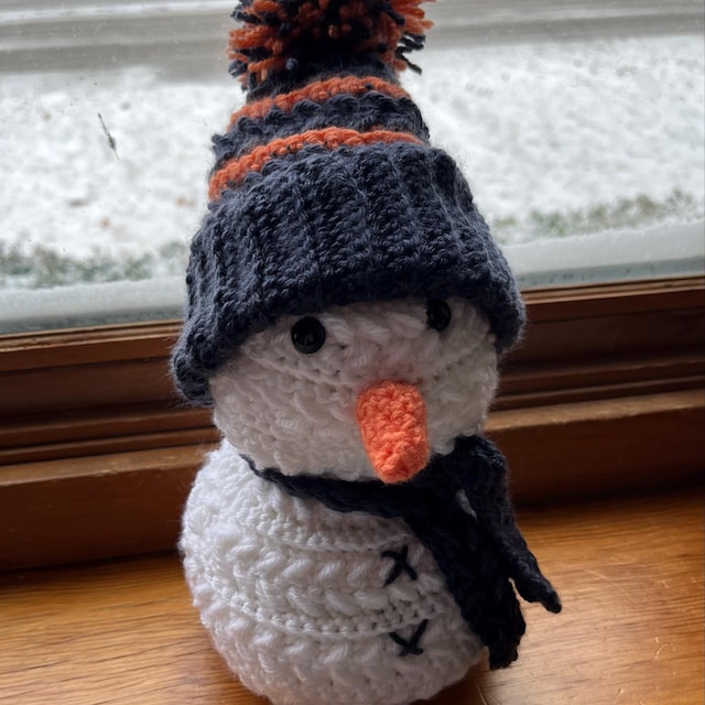 A customer's finished Wheat Stitch Beanie Crochet Pattern