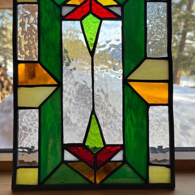 Tractor Stained Glass Pattern 5.5 X 8 Full Scale Digital Download - Etsy