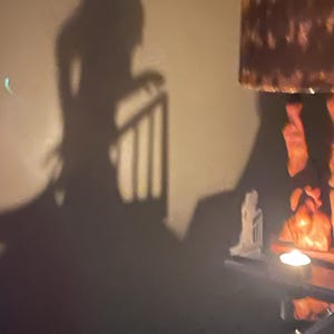 Nosferatu Candle Shade Candle Holder - Halloween Horror Metal Decoration, Vintage Die Spooky on Wall Cast Decor (#E