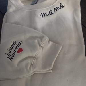 Custom Embroidered Sweatshirt – Upload Your Photo For Personalized Couples, Family, Or Friends Gift | Style 2