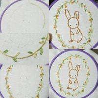 Little Fox Hand Embroidery PDF Pattern Instand Digital - Etsy Israel