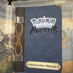 New 24pcs/set Pokemon Legend Arceus Permanent Manual Pikachu