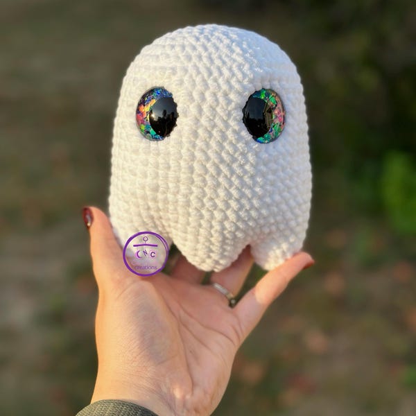 Bundle: Big & Mini Ghost Crochet Patterns, No Sew Plush Halloween Decor ...