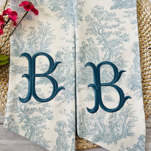3 Sizes (4", 5" & 6" Inch) Italian Fishtail Machine Embroidery Font ...
