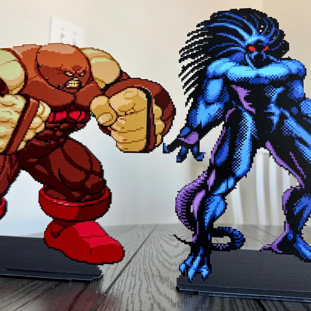 非売品　新品未開封 MarvelvsCapcom ピンバッジ&メタルカードセット Marvel vs Capcom 2 Sprites - Arcade Video Game Inspired - Etsy 日本