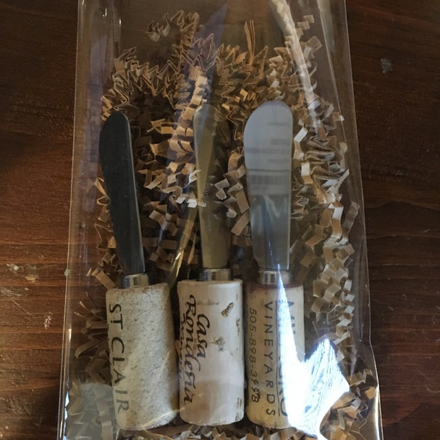 Wine Cork Cheese Knife Hostess Gift Wedding Favor Thank you Etsy