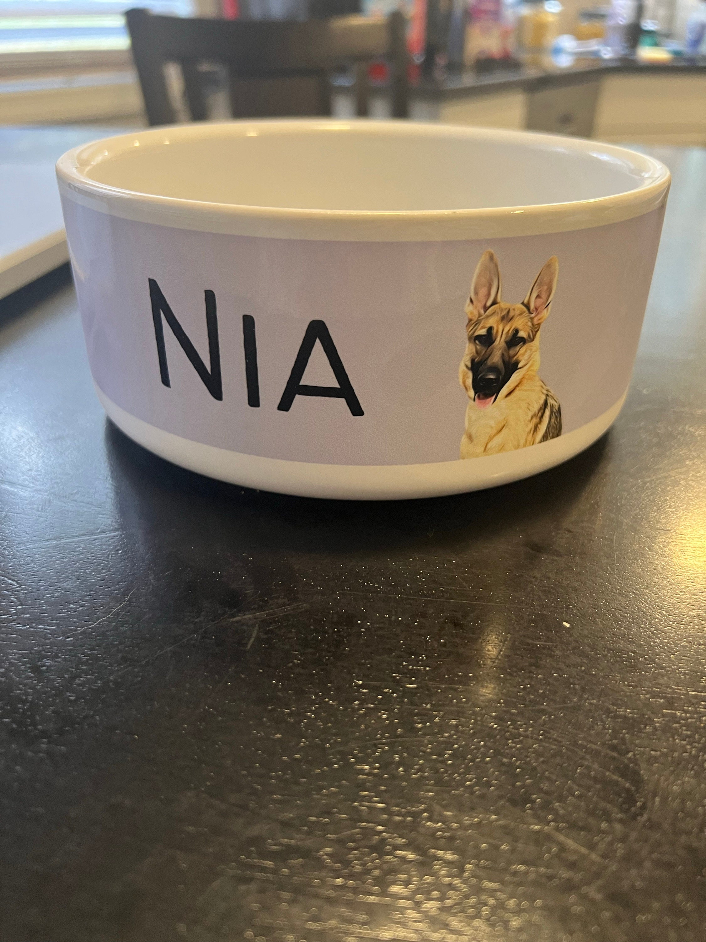 Custom Dog Bowl Using Pet Photo + Name Personalized Dog Bowl Personalized Cat Bowl Custom Cat Bowl Personalized Pet Bowls Custom Pet Bowl