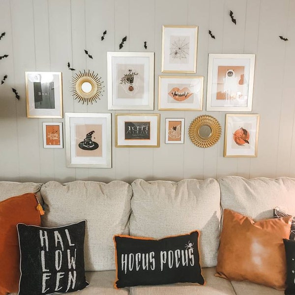 Halloween Art Mega Bundle Set, Set of 12, Halloween Gallery Wall ...