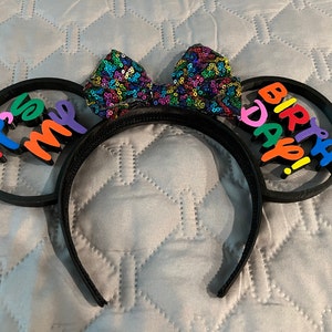 It's My Birthday 3D Printed Disney Ears Headband - Etsy