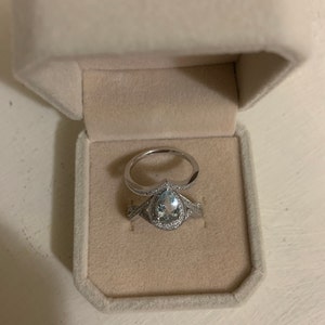 Perfert Ring Set Forever Classic Oval Moissanite Ring 2.1 | Etsy