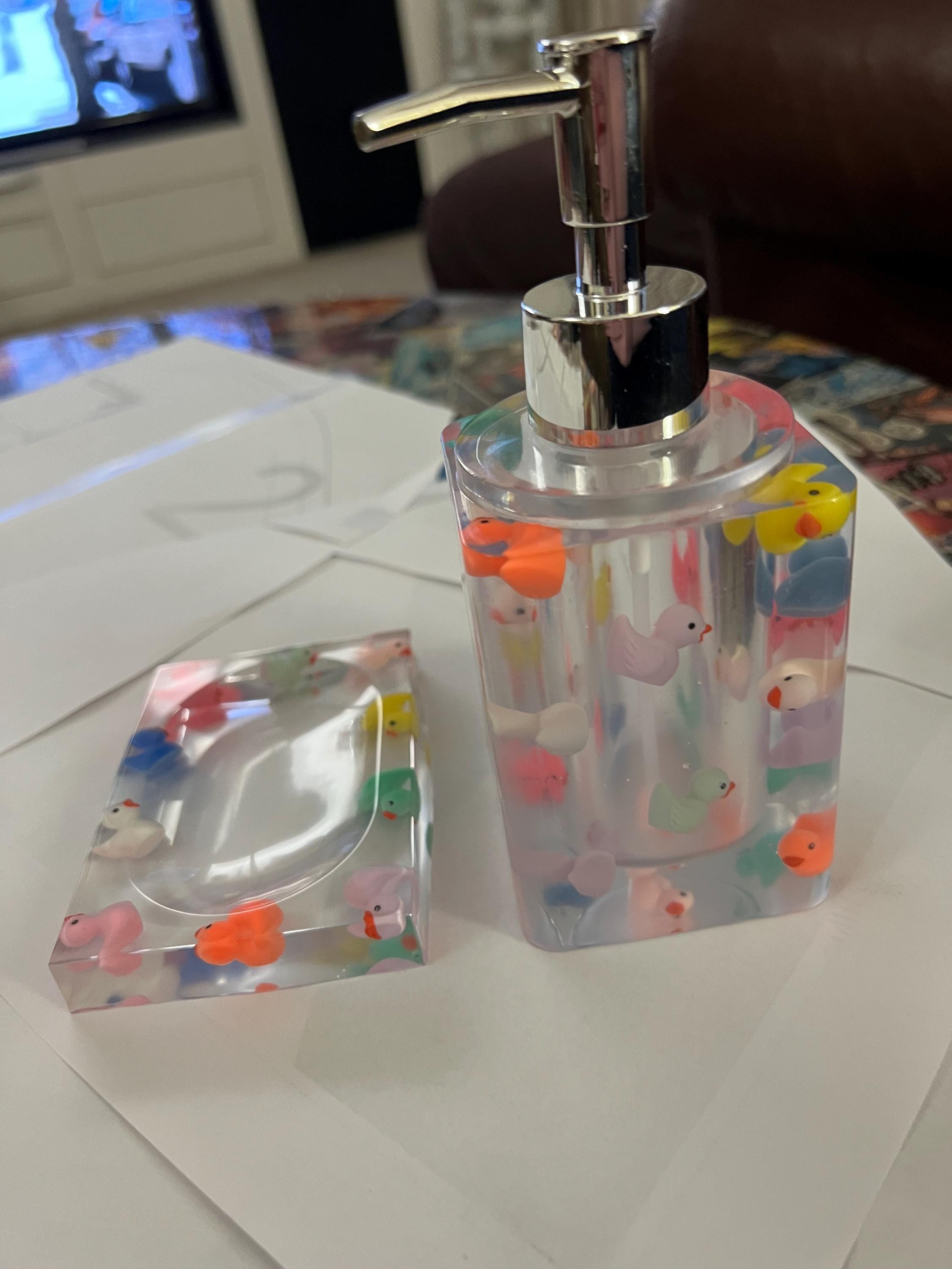 Rubber Ducky Customizable Soap Dispenser