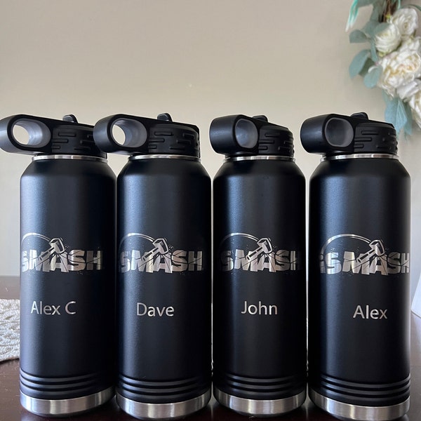 Custom Engraved Water Bottles With Your Logo or Image Laser Engraved ...