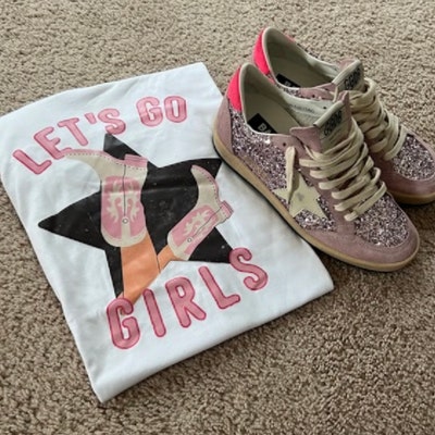 Let's Go Girls Child Shirt, Kids Graphic Tee, Rodeo Graphic Tee, Young ...